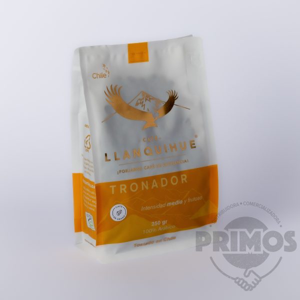 CAFÉ LLANQUIHUE TRONADOR GRANO 250 grs