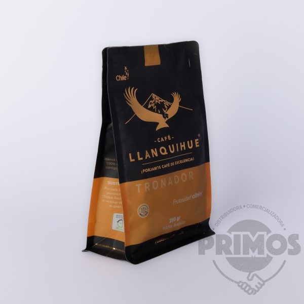 CAFÉ LLANQUIHUE TRONADOR BLACK MOLIDO 250 grs