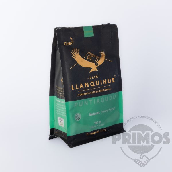 CAFÉ LLANQUIHUE PUNTIAGUDO BLACK MOLIDO 250 grs