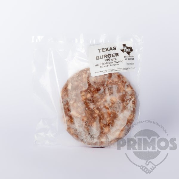 HAMBURGUESA VACUNO TEXANA 150 GRS